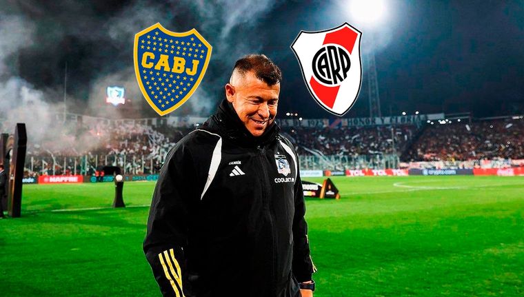 En su llegada al país, a Almirón le consultaron sobre lo que fue el Superclásico. Foto: Prensa Colo Colo