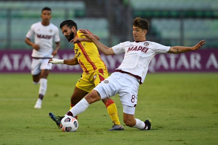 El Granate puso primera en Venezuela. Foto: Prensa Lanús