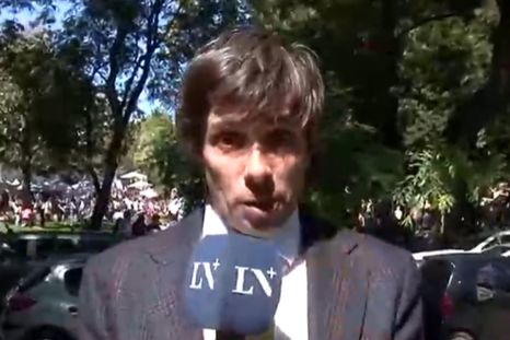 Robertito vivió un insólito momento. Robertito vivió un insólito momento.