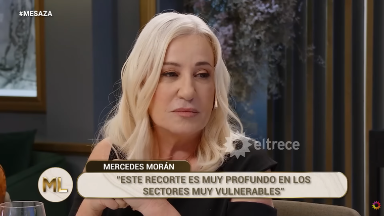 Mercedes Morán fue tajante sobre la actualidad de nuestro país y debatió fuertemente con Dominique Metzger. Mercedes Morán fue tajante sobre la actualidad de nuestro país y debatió fuertemente con Dominique Metzger. 