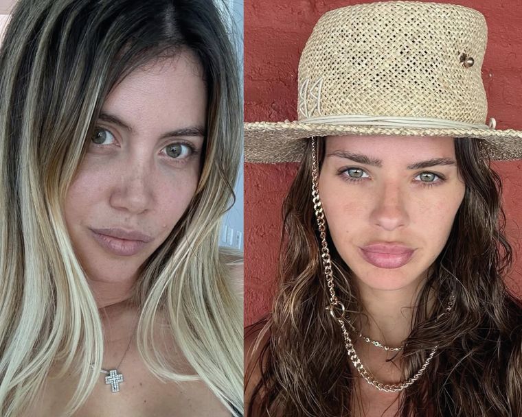 Wanda Nara y la China Suárez, en el epicentro de otro lío. Foto: Instagram @wanda_nara @sangrejaponesa.