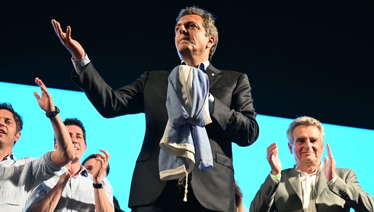 Tanto Sergio Massa como Javier Milei tuvieron un alto protagonismo en el volumen de conversación, dejando relegada a Patricia Bullrich Foto: Télam