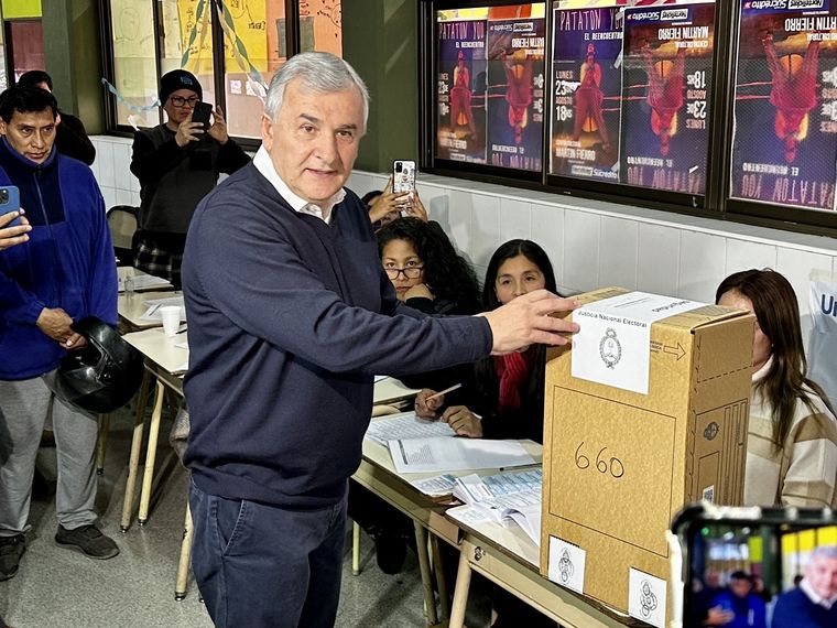 Gerardo Morales votó en Jujuy Foto: Prensa UCR Jujuy-Arg