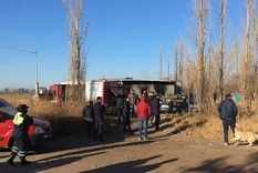 El incendio en Alvear Foto: Diario San Rafael