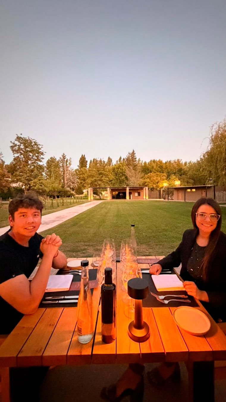 Agustina e Ignacio disfrutaron en Trivento. Agustina e Ignacio disfrutaron en Trivento.