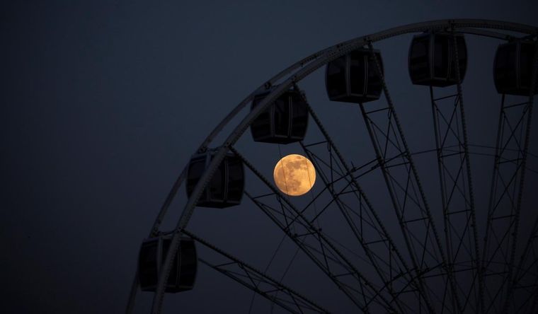 La Luna ha sido cartografiada en detalle por un equipo de expertos de China. Foto: Efe.