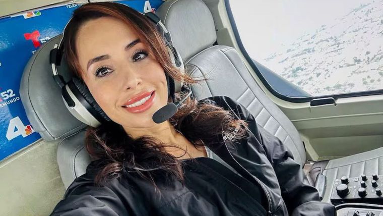 La periodista murió junto al piloto y una tercera persona en Los Ángeles.