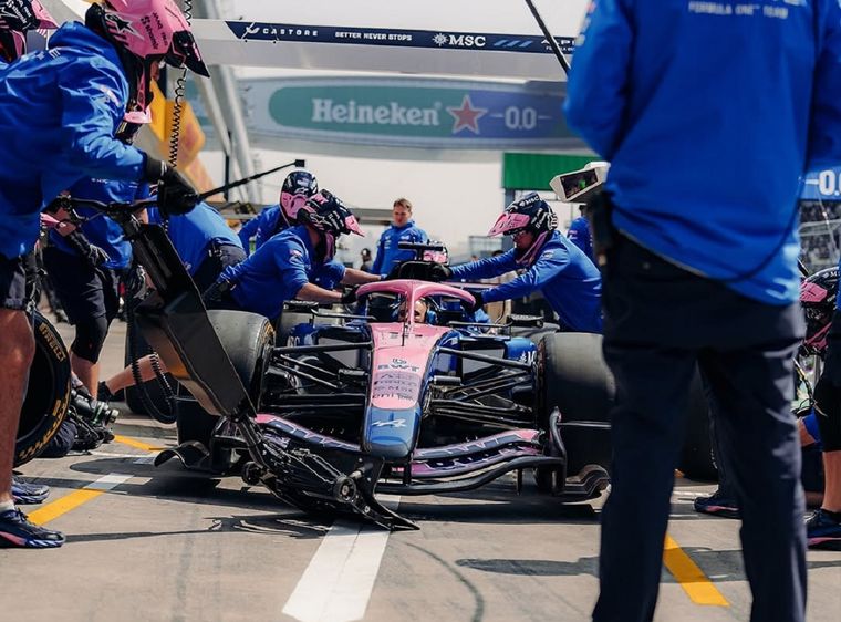 Alpine llega a Miami con mejoras. Alpine llega a Miami con mejoras.