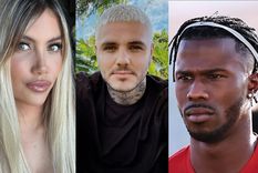 Keita Baldé busca alejarse del escándalo de Wanda Nara y Mauro Icardi. Foto: Instagram @wanda_nara @mauroicardi @keitabaldeofficial.