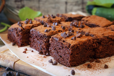 Brownies de calabacín caseros, un postre delicioso y nutritivo Foto: Shutterstock
