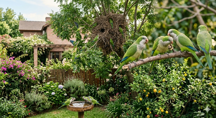 Un refugio para las aves. Fuente. IA Gemini.