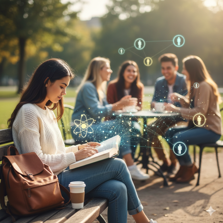 El significado de no tener amigos. Fuente. IA Gemini.