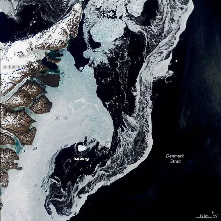 El Iceberg detectado por la NASA El Iceberg detectado por la NASA