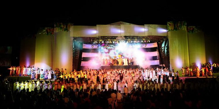 Escenario de la Vendimia de Tunuyán.