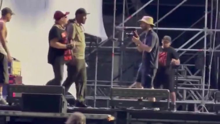 Las primeras imágenes de Pity Álvarez en el estadio Kempes previo a su show.