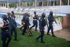 El funeral se celebró en medio de un fuerte despliegue de seguridad. Foto: EPA