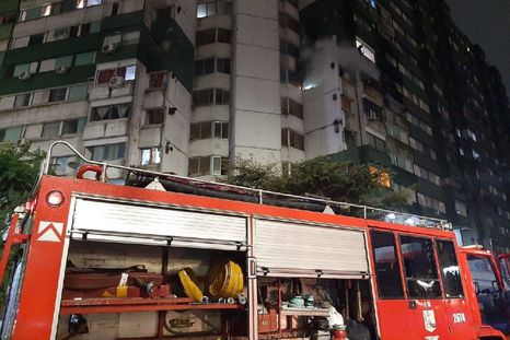 El incendio afectó a un departamento en Lugano Foto: Télam
