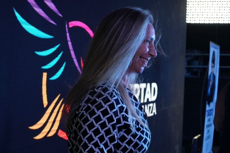 La secretaria General de la Presidencia y líder de La Libertad Avanza Nacional, Karina Milei, encabezará un acto en la Ciudad de Buenos Aires. Foto: Prensa La Libertad Avanza