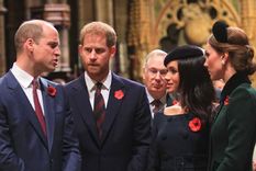 Una charla entre William, Harry y sus esposas.