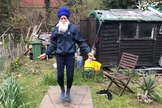 con 73 anos sube videos de entrenamiento para juntar fondos contra el covid-19