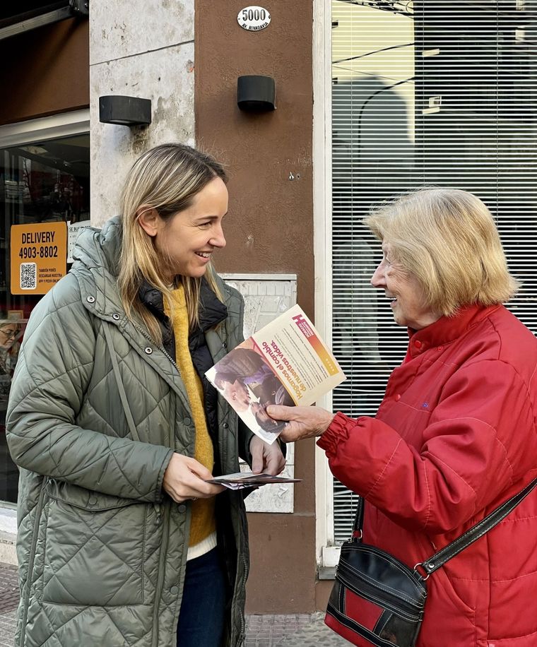 Clara Muzzio fue la elegida para acompañar en la fórmula a Jorge Macri. Foto: Twitter @claramuzzio