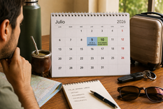 El calendario de julio combina un feriado nacional con un día no laborable con fines turísticos.
