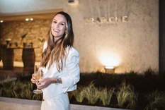 Luli Fernández, disfrutando de Costa & Pampa. Foto: Gentileza