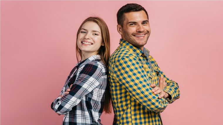 Un estudio reveló por qué los hombres suelen ser más altos que las mujeres Foto: Freepik