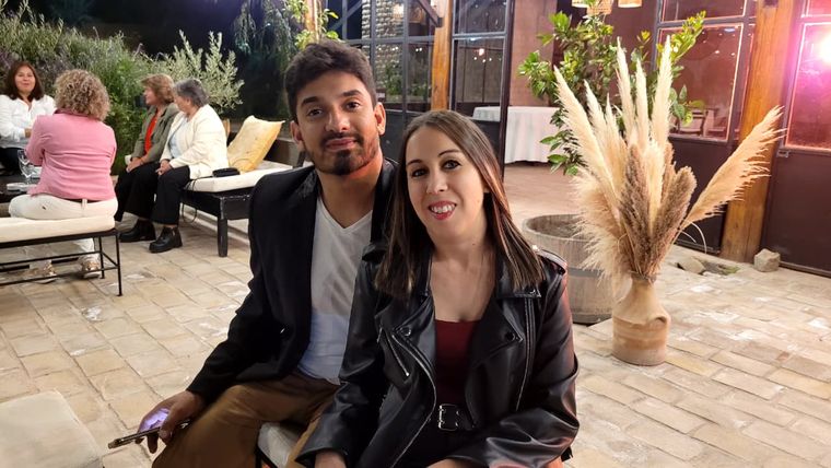 Pablo Guevara y Carolina Ardebol. Pablo Guevara y Carolina Ardebol.