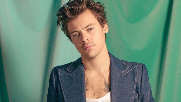 Harry Styles es un icono de la moda por lo que Gucci arriesgó a realizar la colaboración HA HA HA junto a él. Foto: Pinterest