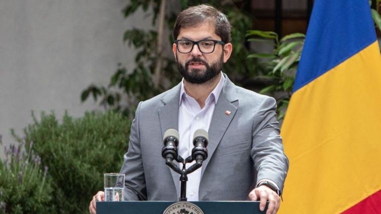 El presidente de Chile, Gabriel Boric. Foto: GETTY IMAGES