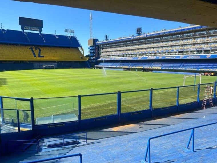 Así quedó la Popular Sur Baja de la Bombonera Foto: @la12tuittera