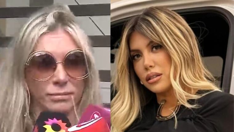 La defensora del jugador salió con los tapones de punta. Foto: Capturas de pantalla/ América TV/ Instagram: @wanda_nara.