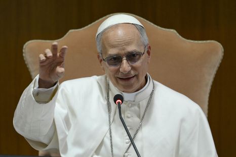 El papa León XIV dio a conocer su primera encíclica. Foto: Efe El papa León XIV dio a conocer su primera encíclica. Foto: Efe