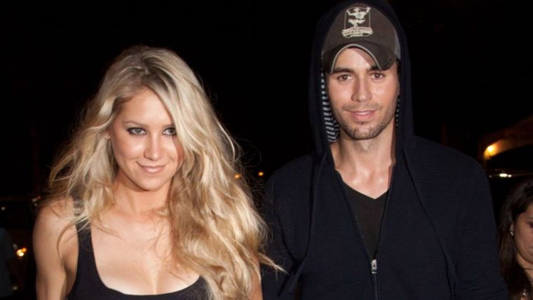 Anna Kounikova y Enrique Iglesias Foto: Archivo