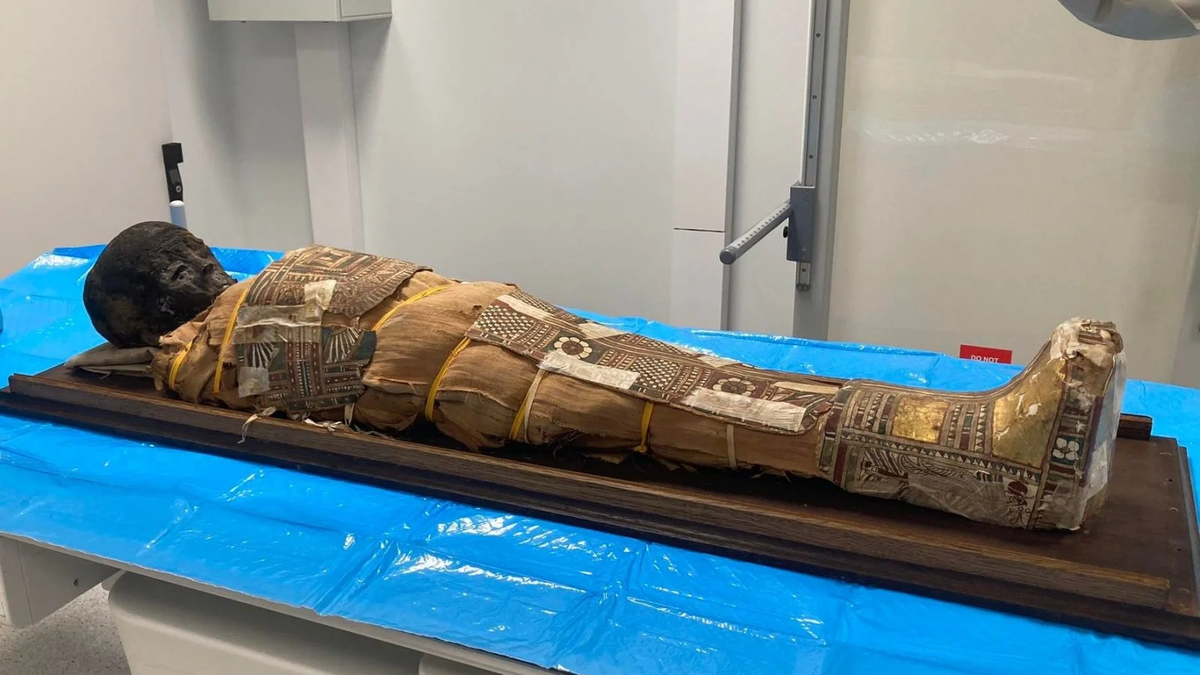 Hallazgo en Egipto: descubren una momia de 2.000 años con un objeto oculto en el pecho