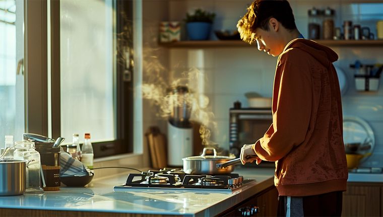 El gas aumenta fuerte en Mendoza y el resto del país. Foto: Imagen generada con Midjourney