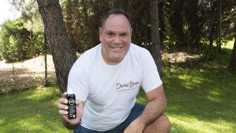 Pablo Silva con su invento revolucionario Foto: publicada en As