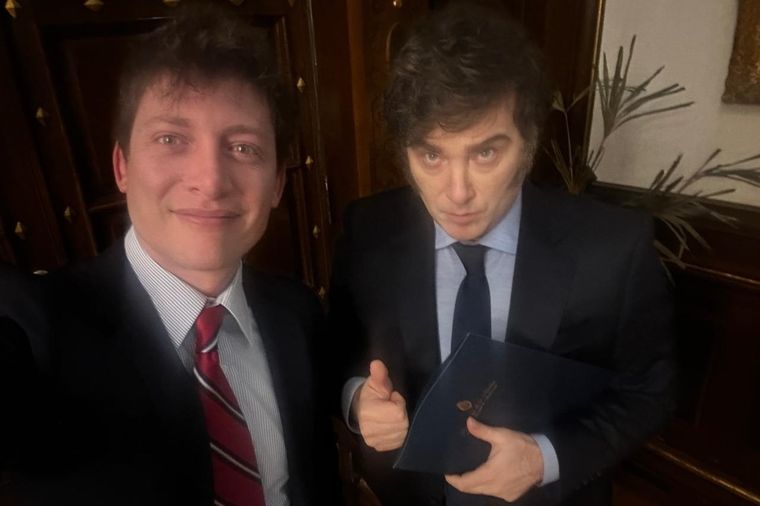 El principal asesor de Javier Milei, Santiago Caputo, protagonista de una agenda paralela en Estados Unidos. 