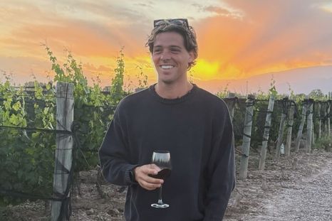 El influencer está de turista en Mendoza. / @santimaratea El influencer está de turista en Mendoza. / @santimaratea