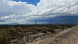 Tornado en el yacimiento Corcovo Tornado en el yacimiento Corcovo