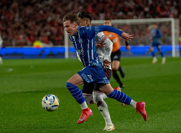 Santino Andino jugó un buen partido, pero no alcanzó.&nbsp;