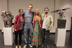 con una muestra cuadruple se abrio un nuevo espacio de arte