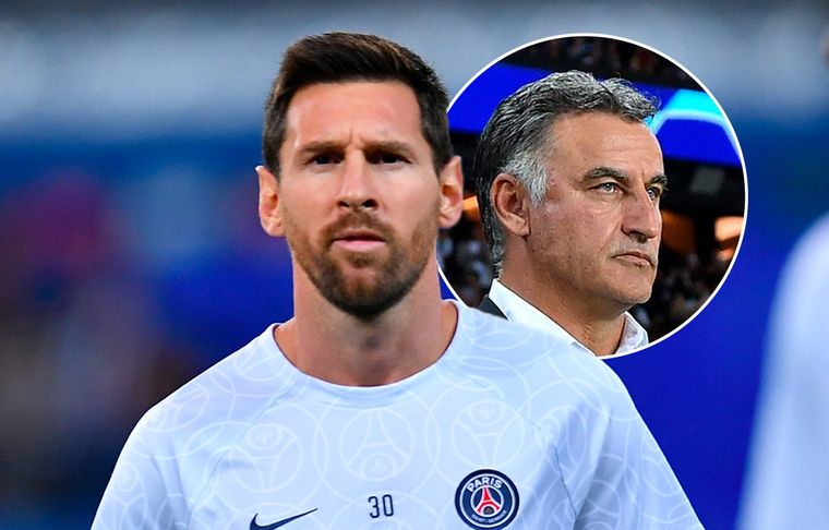 Lionel Messi El DT de PSG sacó a Messi y le cortó un récord en la Champions League.