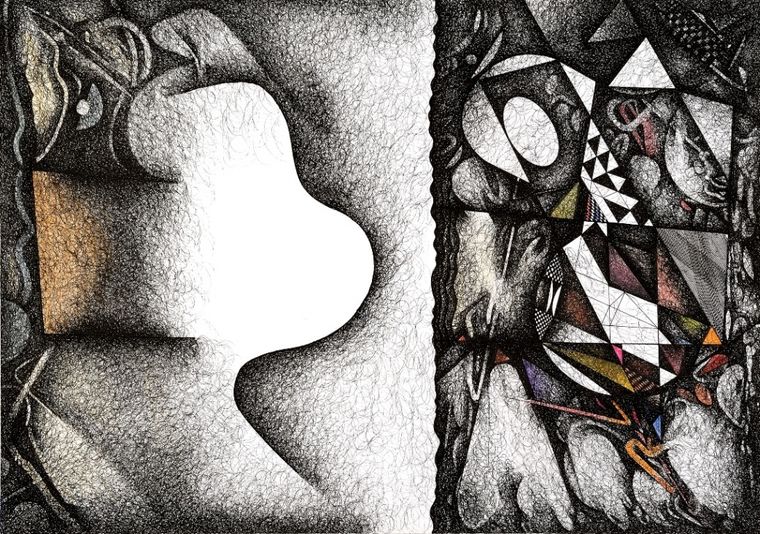 Una de las obras de Brajak. Una de las obras de Brajak.