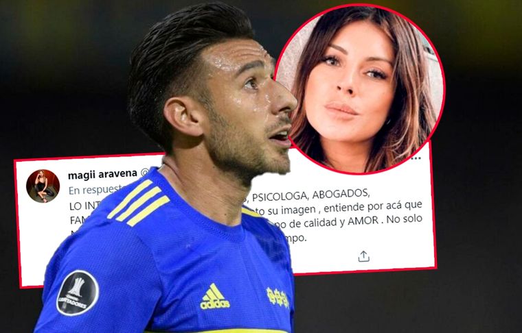 Luego de los tremendos tuits de la exmujer de Salvio, el futbolista de Boca tomó una decisión.