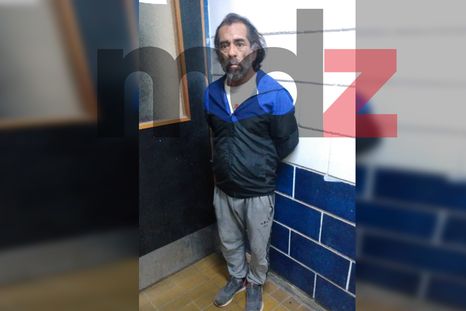 Así lucía Rodríguez Ceballos minutos después de su detención. Foto: MDZ.