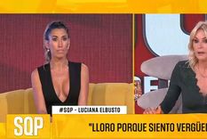 La conductora de América TV le hizo tajantes preguntas a Luciana Elbusto en medio del conflicto con Brancatelli. Foto: Captura pantalla América TV