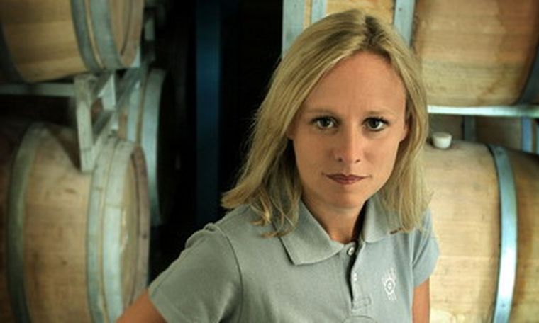Anne-Caroline, una apasionada de la vitivinicultura. Foto: Gentileza