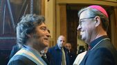 Javier Milei volvió a la Catedral para el Te Deum por el Día de la Independencia.